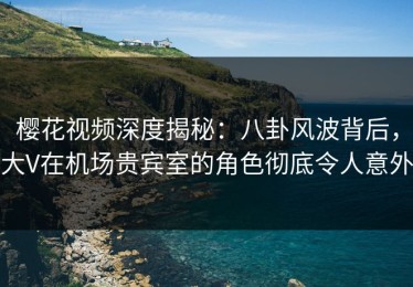 樱花视频深度揭秘：八卦风波背后，大V在机场贵宾室的角色彻底令人意外